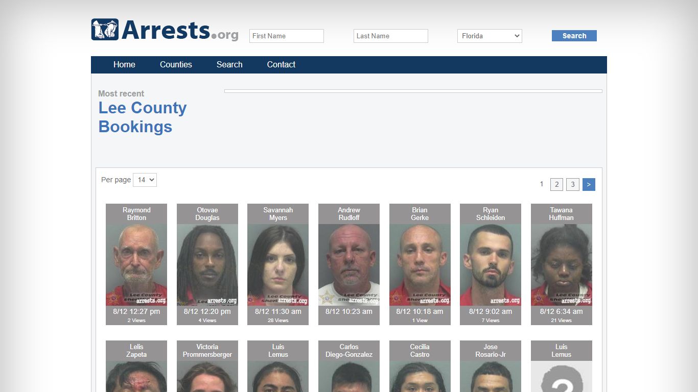 Lee County Arrests and Inmate Search